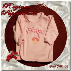 Hemdchen mit besticktem Namen