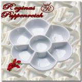 Blumenförmige Keramik Farbmischpalette - Ø 7 cm